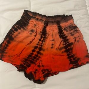 tye dye shorts